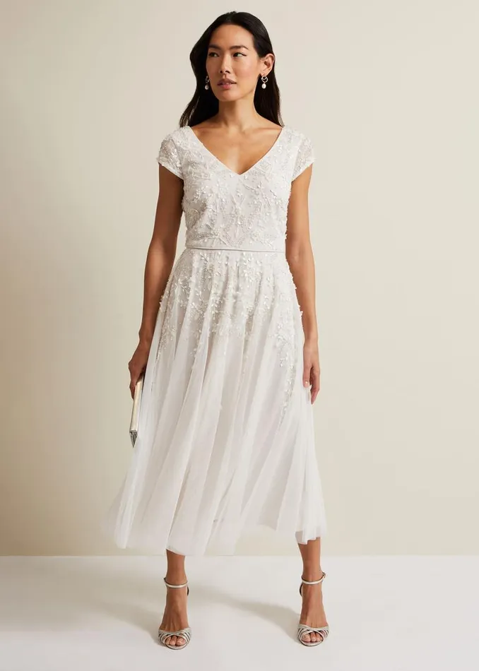 Phase Eight Dresses Lorena Tulle Wedding Dress Ivory 8211 Women