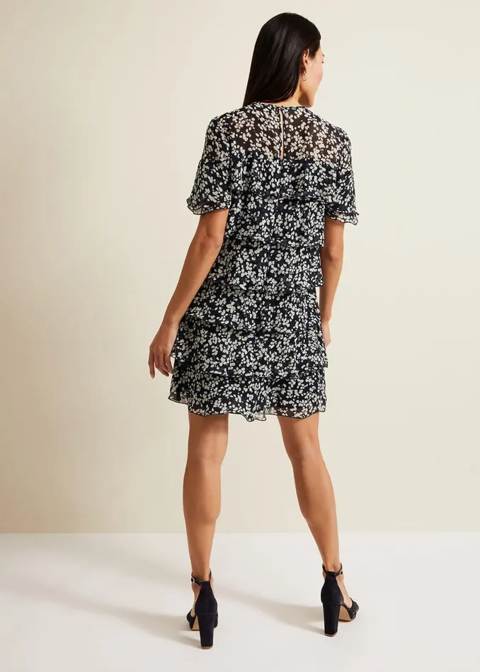 Phase Eight Dresses Maeve Floral Tiered Shift Dress Multicoloured 8211 Women Phase Eight Dresses Maeve Floral Tiered Shift Dress Multicoloured 8211 Women