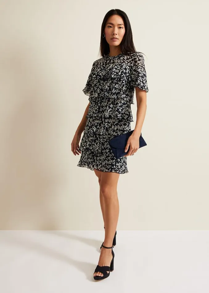 Phase Eight Dresses Maeve Floral Tiered Shift Dress Multicoloured 8211 Women Phase Eight Dresses Maeve Floral Tiered Shift Dress Multicoloured 8211 Women
