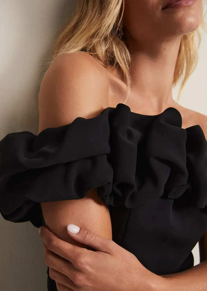 Phase Eight Dresses Mallory Black Off The Shoulder Maxi Dress Black 8211 Women Phase Eight Dresses Mallory Black Off The Shoulder Maxi Dress Black 8211 Women
