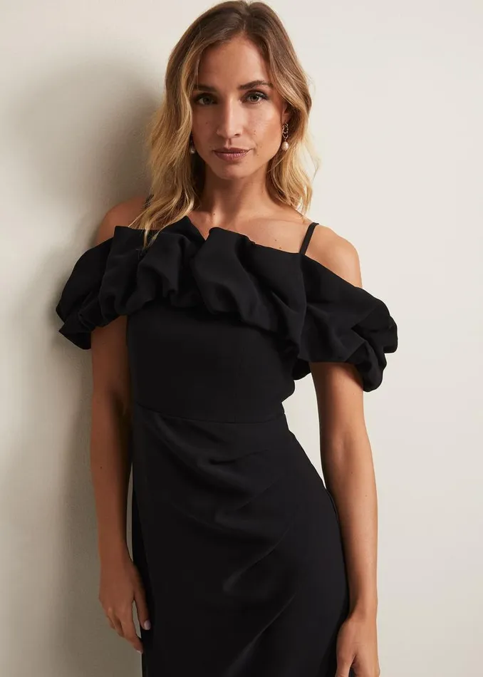 Phase Eight Dresses Mallory Black Off The Shoulder Maxi Dress Black 8211 Women Phase Eight Dresses Mallory Black Off The Shoulder Maxi Dress Black 8211 Women