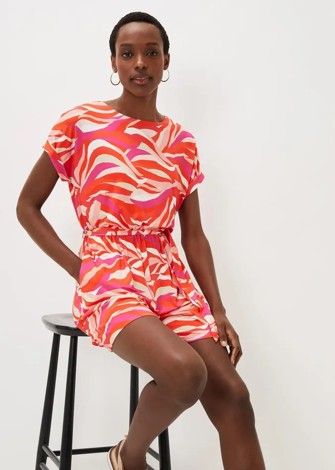 Phase Eight Dresses Meryl Jersey Wave Print Playsuit Multicoloured 8211 Women Phase Eight Dresses Meryl Jersey Wave Print Playsuit Multicoloured 8211 Women