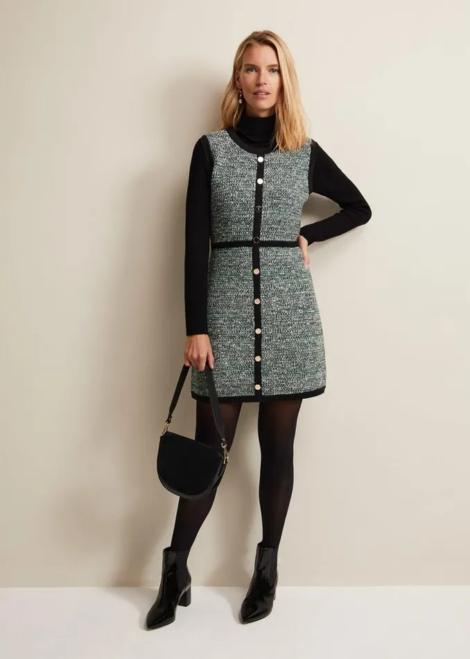 Phase Eight Dresses Patsy Knitted Shift Mini Dress Multicoloured 8211 Women
