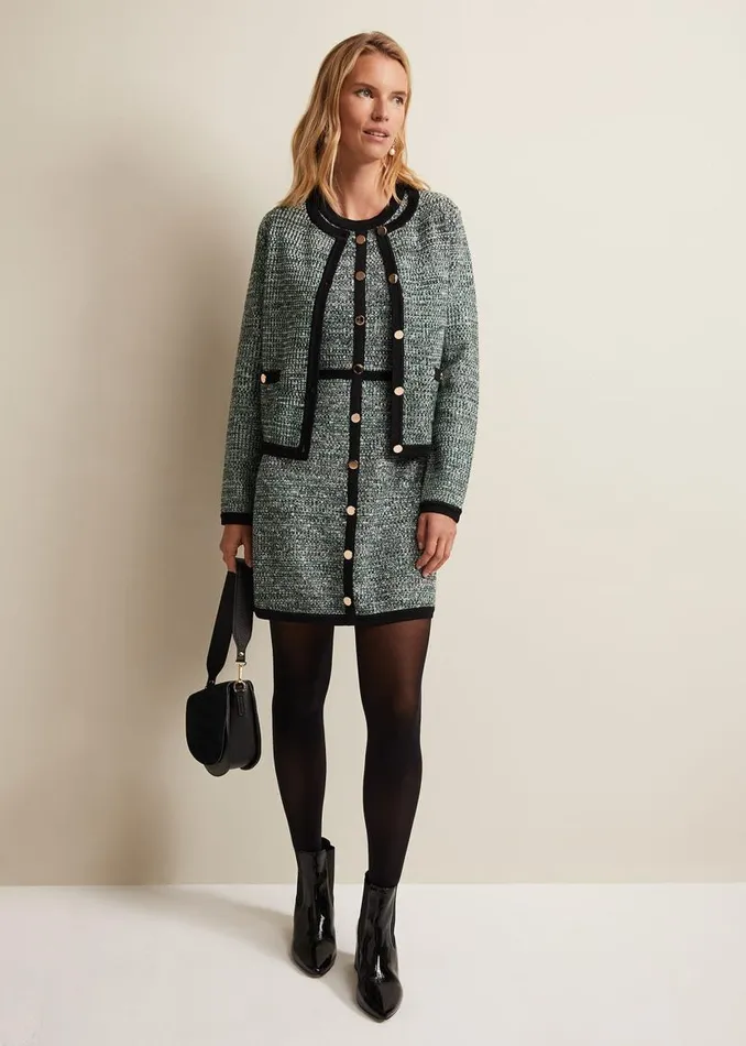 Phase Eight Dresses Patsy Knitted Shift Mini Dress Multicoloured 8211 Women