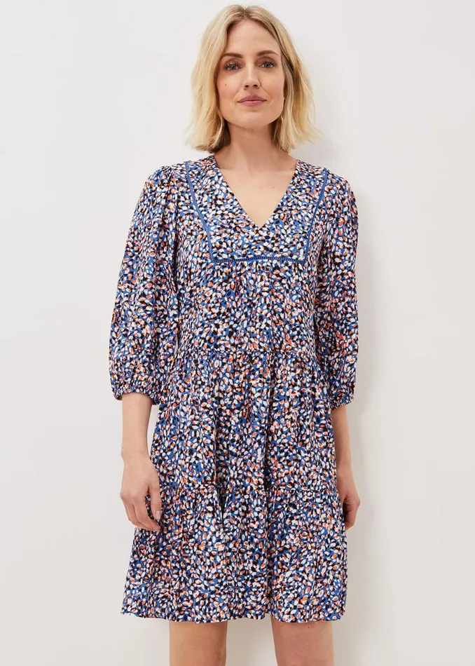 Phase Eight Dresses Penele Dotty Print Short Dress Multicoloured 8211 Women