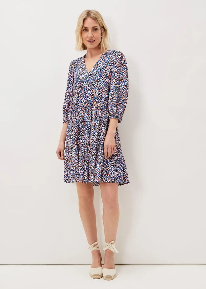 Phase Eight Dresses Penele Dotty Print Short Dress Multicoloured 8211 Women