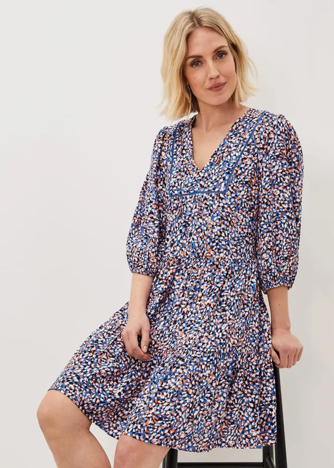 Phase Eight Dresses Penele Dotty Print Short Dress Multicoloured 8211 Women