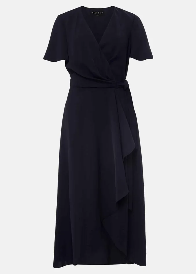 Phase Eight Dresses Petite Julissa Wrap Dress Navy 8211 Women