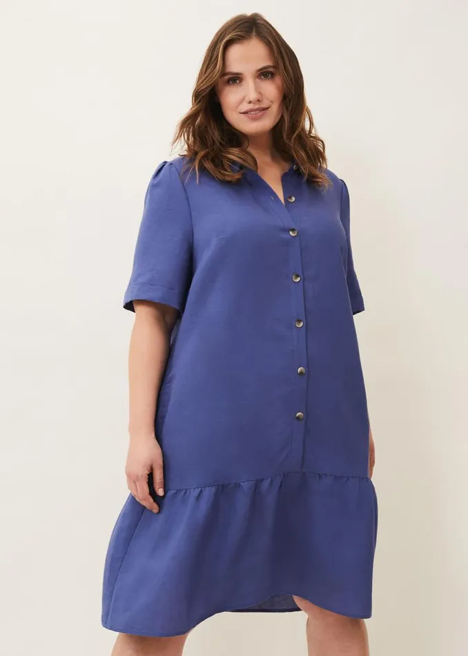 Phase Eight Dresses Riley Swing Dress Blue 8211 Women