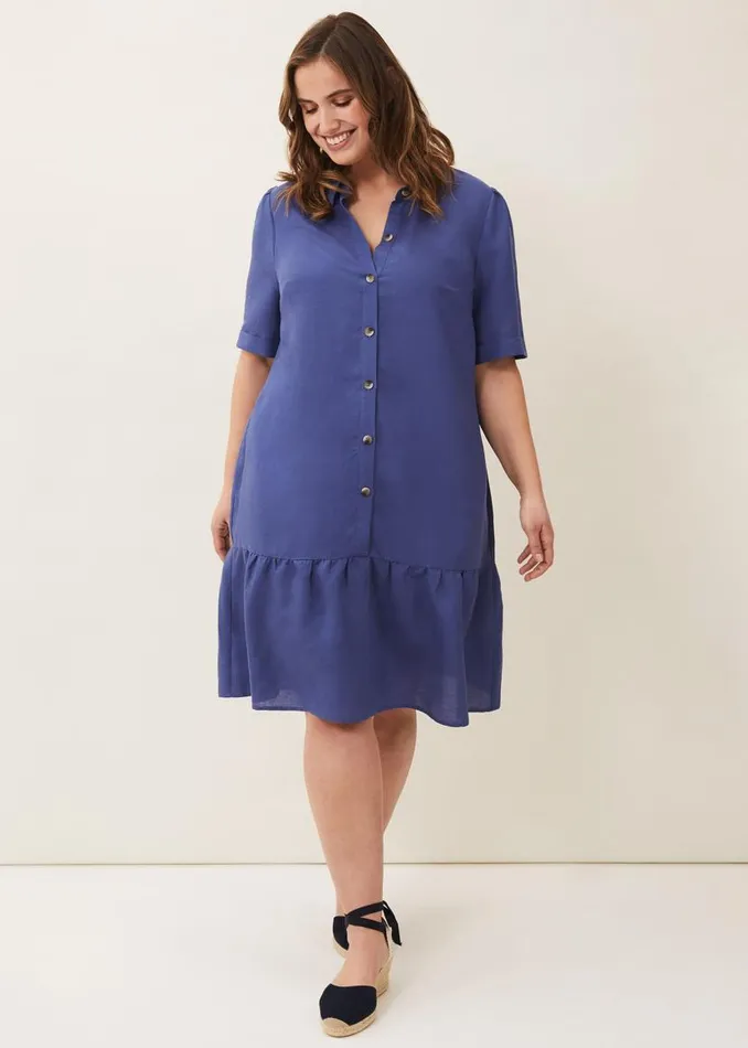 Phase Eight Dresses Riley Swing Dress Blue 8211 Women