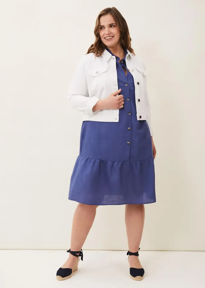 Phase Eight Dresses Riley Swing Dress Blue 8211 Women
