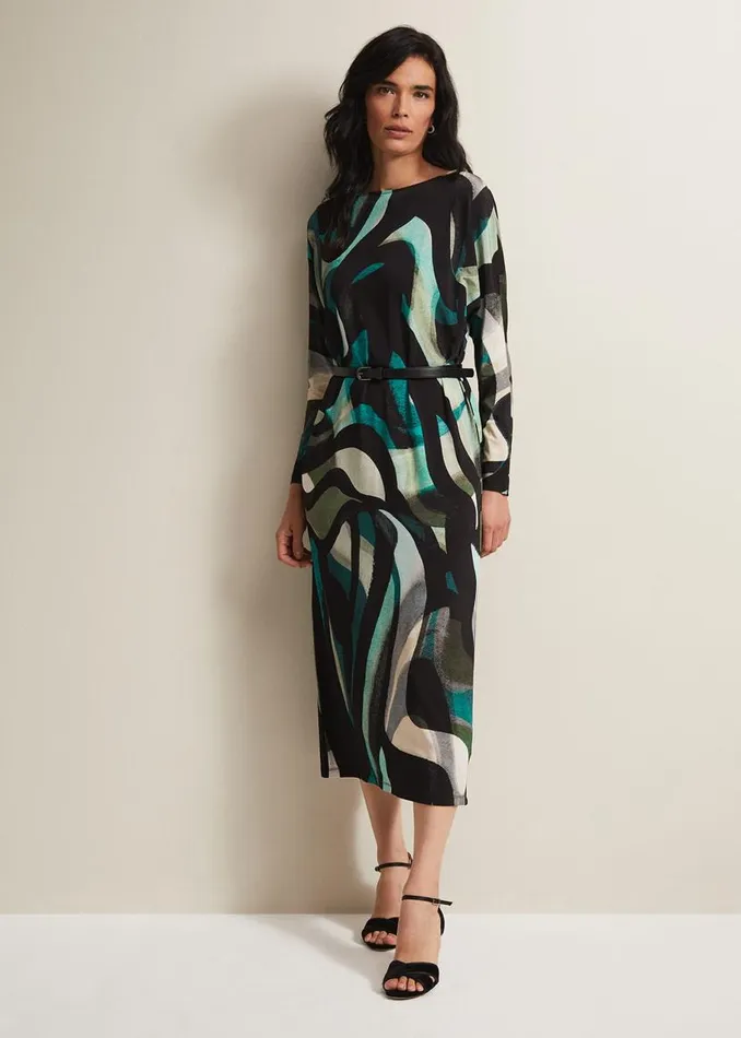 Phase Eight Dresses Skylah Batwing Dress Multicoloured 8211 Women