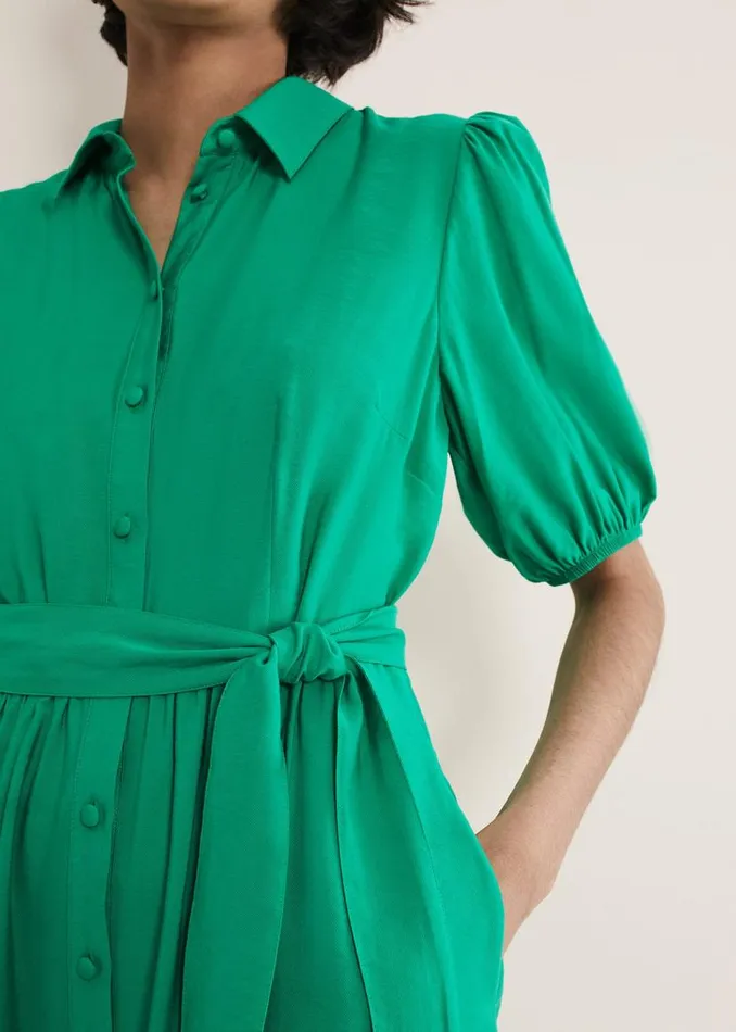 Phase Eight Dresses Sue Green Swing Mini Dress Green 8211 Women