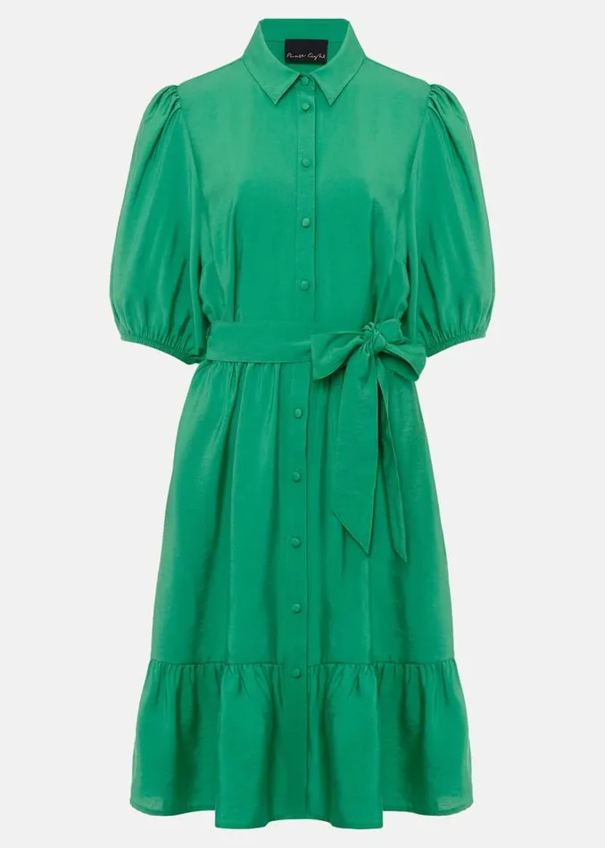 Phase Eight Dresses Sue Green Swing Mini Dress Green 8211 Women