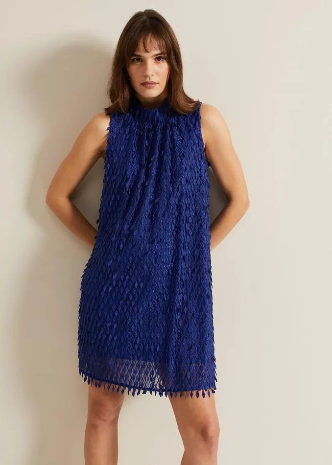 Phase Eight Dresses Zafia Shift Dress Blue 8211 Women
