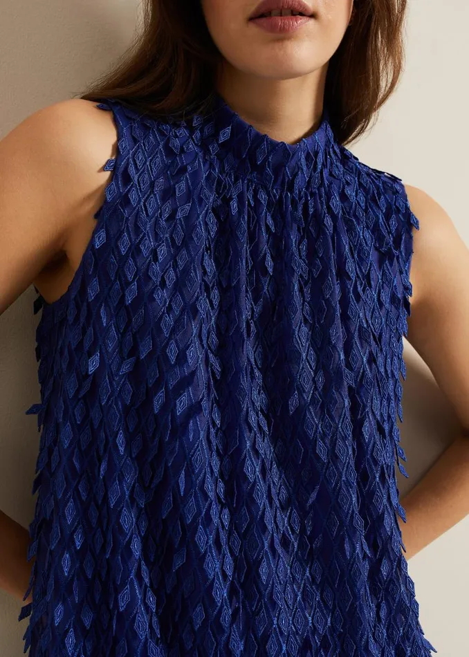 Phase Eight Dresses Zafia Shift Dress Blue 8211 Women