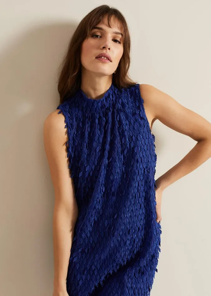 Phase Eight Dresses Zafia Shift Dress Blue 8211 Women