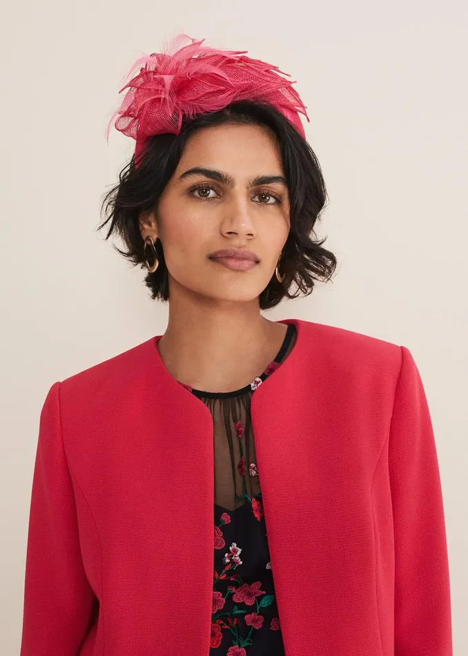 Phase Eight Fascinators and Hats Pink Flower Headband Raspberry 8211 Women