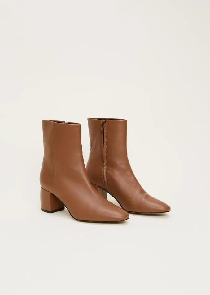 Phase Eight Heels Heeled Ankle Boots Tan 8211 Women