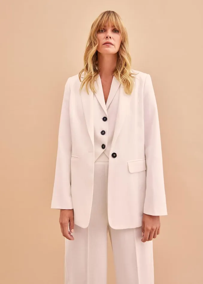 Phase Eight Jackets Bianca Blazer Coord Ivory 8211 Women