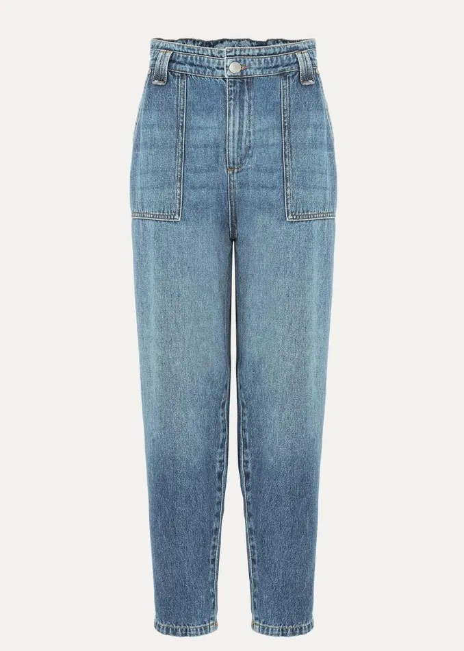 Phase Eight Jeans Nadina Paper Bag Waist Jean Mid Wash 8211 Women