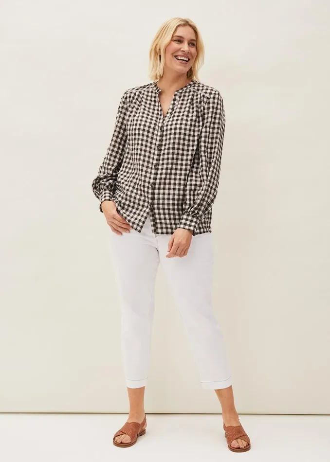 Phase Eight Jeans Ramona Cropped Straight Leg Jean White 8211 Women