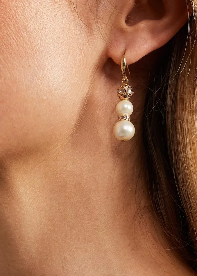 Phase Eight Jewellery Bead And Pearl Earring Ivory 8211 Women