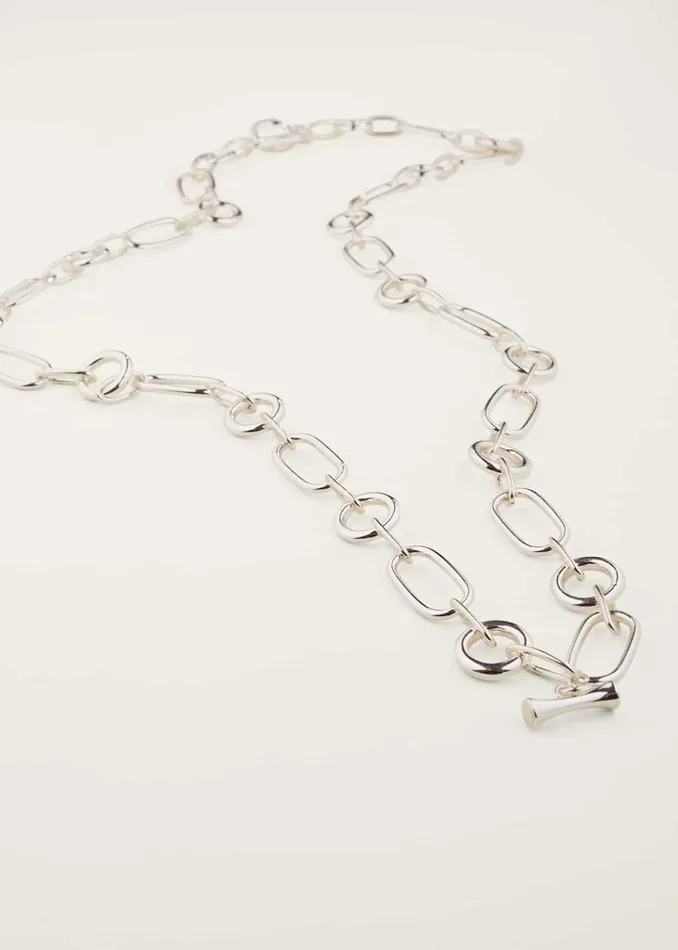Phase Eight Jewellery Miranda Silver Chain Necklace Silver 8211 Women