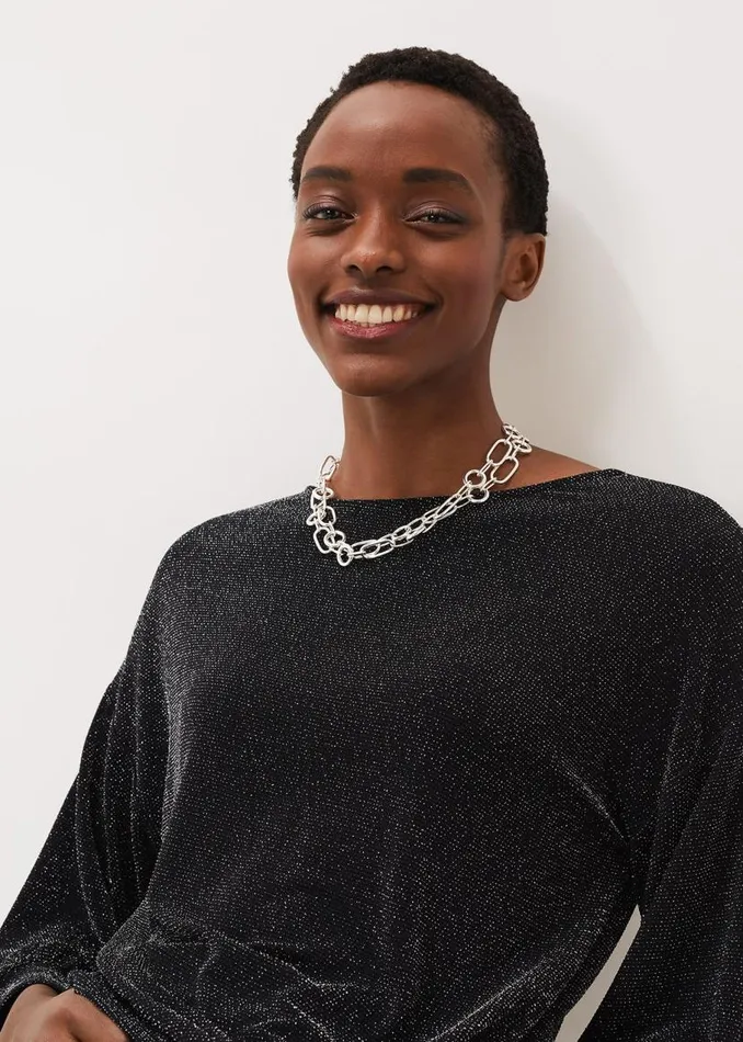 Phase Eight Jewellery Miranda Silver Chain Necklace Silver 8211 Women