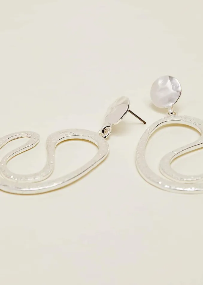 Phase Eight Jewellery Silver Drop Earrings Silver 8211 Women