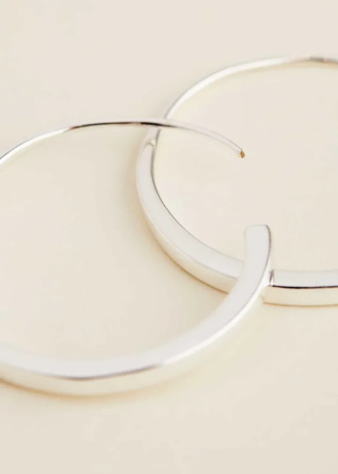 Phase Eight Jewellery Silver Hoop Earrings Silver 8211 Women