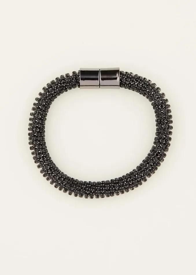 Phase Eight Jewellery Sparkle Bracelet Black 8211 Women