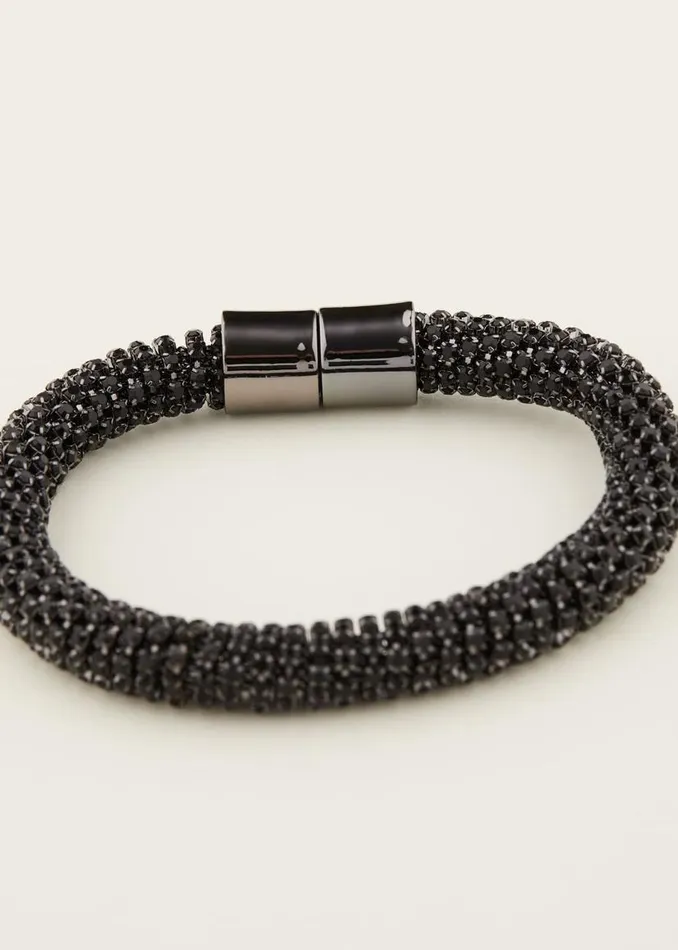 Phase Eight Jewellery Sparkle Bracelet Black 8211 Women