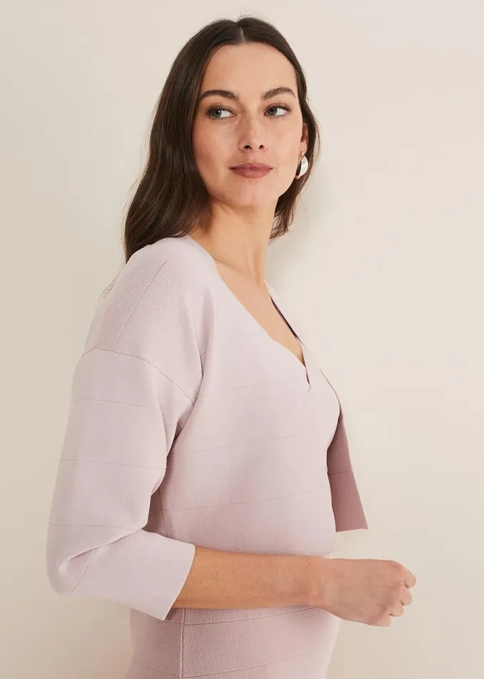 Phase Eight Knitwear Delphi Bandage Knitted Cover Up Antique Rose 8211 Women Phase Eight Knitwear Delphi Bandage Knitted Cover Up Antique Rose 8211 Women
