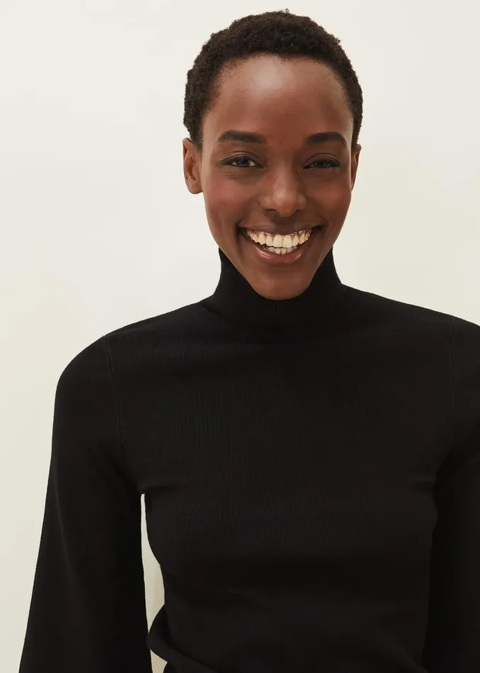 Phase Eight Knitwear Gwyneth Balloon Sleeve Fine Knit Jumper Black 8211 Women Phase Eight Knitwear Gwyneth Balloon Sleeve Fine Knit Jumper Black 8211 Women