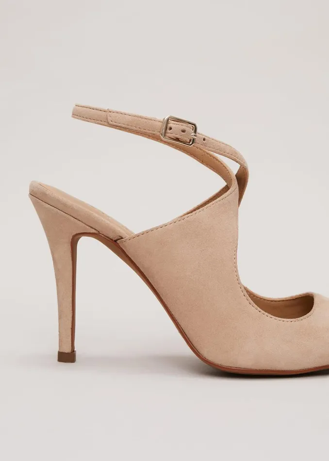 Phase Eight Occasion Shoes Cross Over Ankle Shoes Neutral 8211 Women