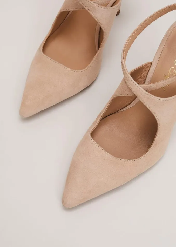 Phase Eight Occasion Shoes Cross Over Ankle Shoes Neutral 8211 Women