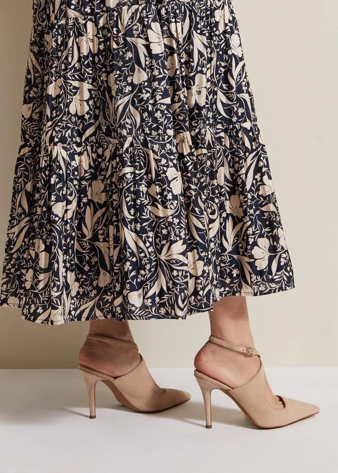 Phase Eight Occasion Shoes Cross Over Ankle Shoes Neutral 8211 Women