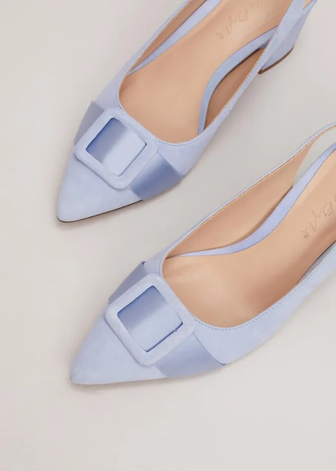 Phase Eight Occasion Shoes Suede Buckle Block Heel Shoes Pale Blue 8211 Women Phase Eight Occasion Shoes Suede Buckle Block Heel Shoes Pale Blue 8211 Women
