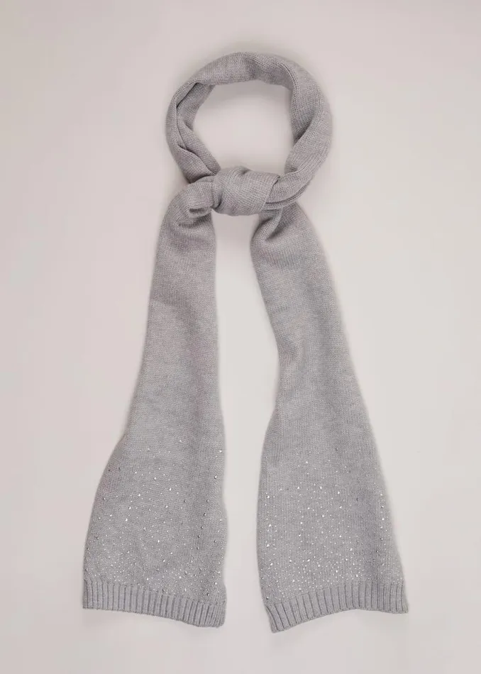 Phase Eight Scarves Grey Sparkly Scarf Pale Grey 8211 Women