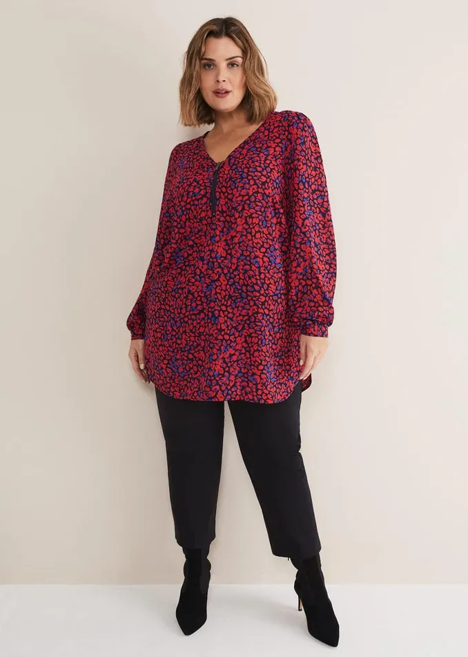 Phase Eight Shirts and Blouses Caelen Printed Tunic Blouse Terracotta 8211 Women Phase Eight Shirts and Blouses Caelen Printed Tunic Blouse Terracotta 8211 Women
