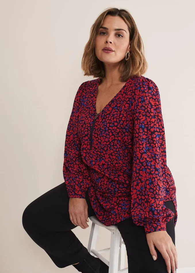 Phase Eight Shirts and Blouses Caelen Printed Tunic Blouse Terracotta 8211 Women Phase Eight Shirts and Blouses Caelen Printed Tunic Blouse Terracotta 8211 Women