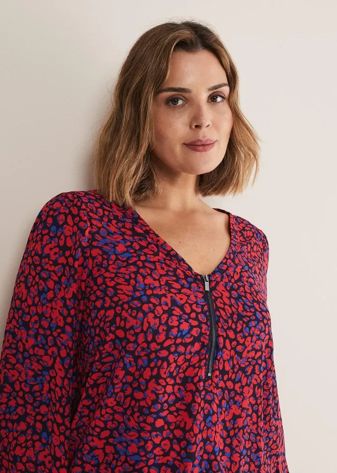 Phase Eight Shirts and Blouses Caelen Printed Tunic Blouse Terracotta 8211 Women Phase Eight Shirts and Blouses Caelen Printed Tunic Blouse Terracotta 8211 Women