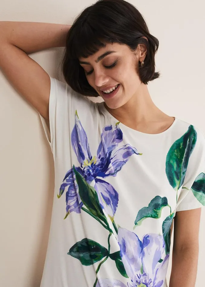 Phase Eight Shirts and Blouses Fiorella Tie Front Top Ivory 8211 Women