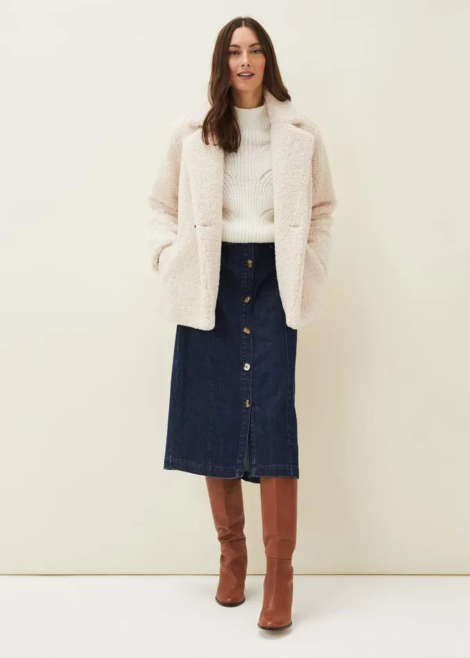 Phase Eight Skirts Jessa Denim Midi Pencil Skirt Denim 8211 Women
