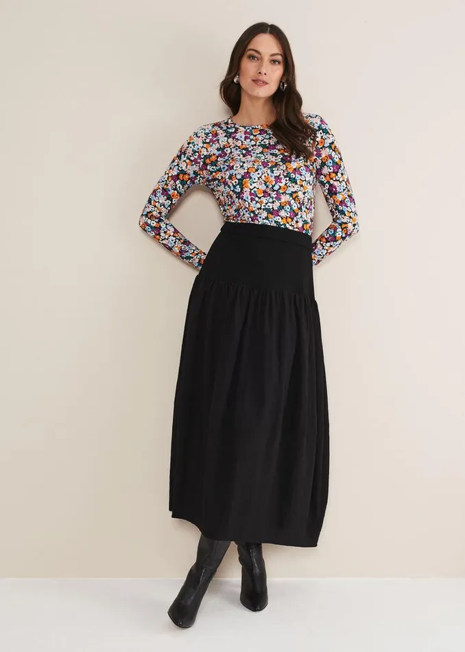 Phase Eight Skirts Laina Maxi Skirt Black 8211 Women