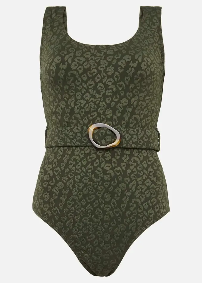 Phase Eight Swimwear Lolicia Animal Texture Swimswuit Khaki 8211 Women