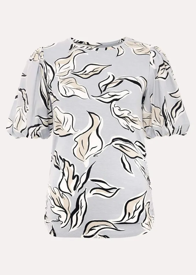 Phase Eight Tops and TShirts Aaliyah Woven Sleeve Top Blue 8211 Women