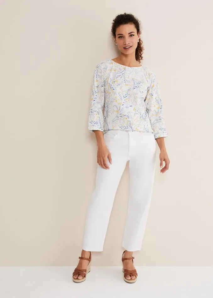 Phase Eight Tops and TShirts Candie Watercolour Top Multicoloured 8211 Women Phase Eight Tops and TShirts Candie Watercolour Top Multicoloured 8211 Women