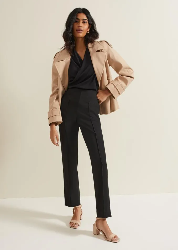 Phase Eight Tops and TShirts Sutton Sleeveless Drape Rib Top Black 8211 Women Phase Eight Tops and TShirts Sutton Sleeveless Drape Rib Top Black 8211 Women